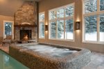 Indoor Hot Tub- Winter View